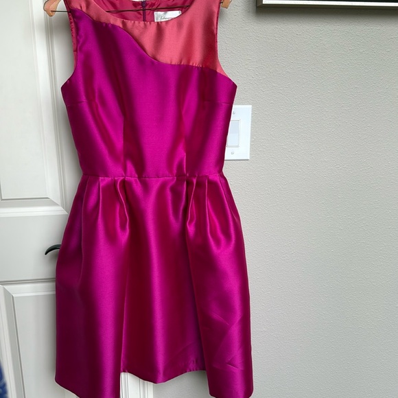 Lotus Grace Pink and Salmon Midi Dress - Picture 4 of 8